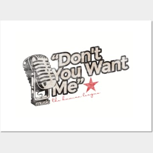 Don't You Want Me - Greatest Karaoke Songs Vintage Posters and Art